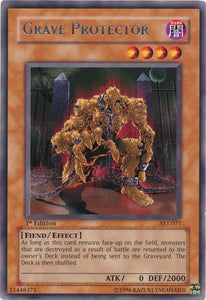 Grave Protector - AST-077 - Rare - 1st Edition