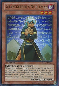 Gravekeeper's Nobleman - LVAL-EN031 - Ultra Rare - 1st Edition