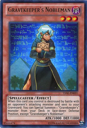 Gravekeeper's Nobleman - LVAL-EN031 - Ultra Rare - Unlimited