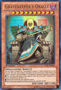 Gravekeeper's Oracle - LVAL-EN034 - Ultra Rare - 1st Edition