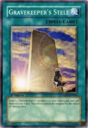 Gravekeeper's Stele - ABPF-EN056 - Common - 1st Edition