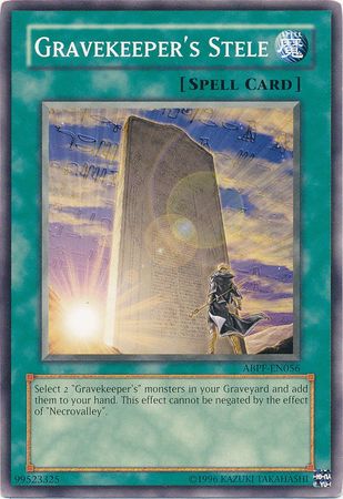 Gravekeeper's Stele - ABPF-EN056 - Common - Unlimited