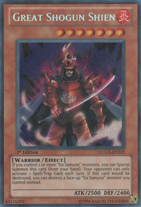 Great Shogun Shien - LCGX-EN233 - Secret Rare - 1st Edition