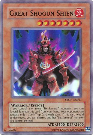 Great Shogun Shien - STON-EN013 - Super Rare - Unlimited