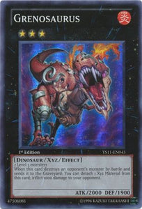 Grenosaurus - YS11-EN043 - Super Rare - 1st Edition