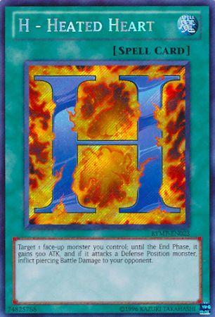 H - Heated Heart - RYMP-EN023 - Secret Rare - Unlimited