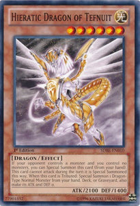 Hieratic Dragon of Tefnuit - SDBE-EN010 - Common - 1st Edition