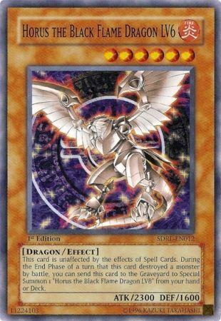 Horus the Black Flame Dragon LV6 - SDRL-EN012 - Common - 1st Edition