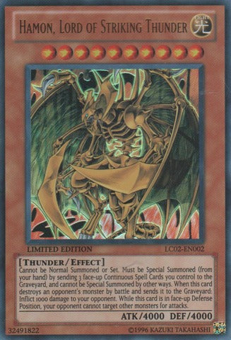 Hamon, Lord of Striking Thunder - LC02-EN002 - Ultra Rare - Limited