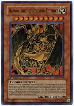 Hamon, Lord of Striking Thunder - SOI-EN002 - Ultra Rare - 1st Edition