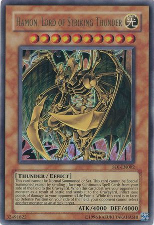 Hamon, Lord of Striking Thunder - SOI-EN002 - Ultra Rare - Unlimited