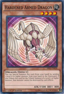 Hardened Armed Dragon - SR03-EN018 - Common - 1st Edition