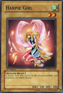 Harpie Girl - SD8-EN004 - Common - 1st Edition