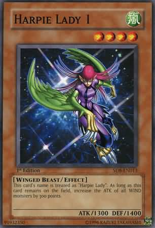 Harpie Lady 1 - SD8-EN013 - Common - 1st Edition