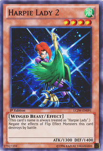 Harpie Lady 2 - LCJW-EN091 - Super Rare - 1st Edition