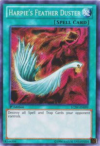 Harpie's Feather Duster - LCJW-EN099 - Secret Rare - 1st Edition