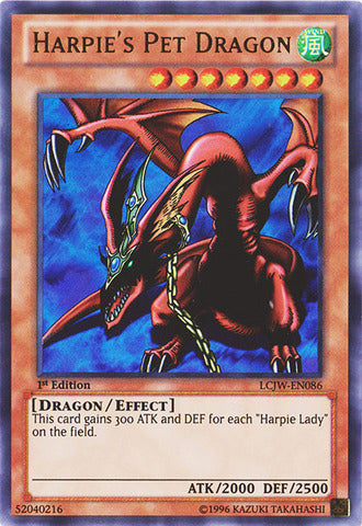 Harpie's Pet Dragon - LCJW-EN086 - Ultra Rare - 1st Edition