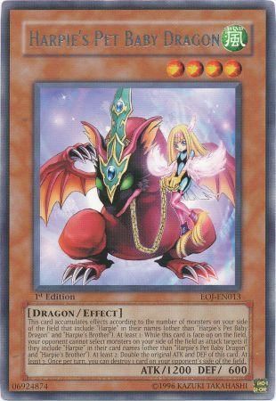 Harpie's Pet Baby Dragon - EOJ-EN013 - Rare - 1st Edition