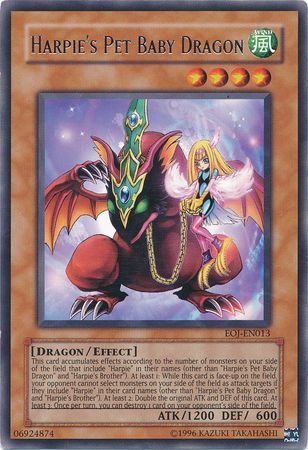 Harpie's Pet Baby Dragon - EOJ-EN013 - Rare - Unlimited