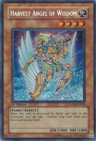 Harvest Angel of Wisdom - STON-EN063 - Secret Rare - 1st Edition