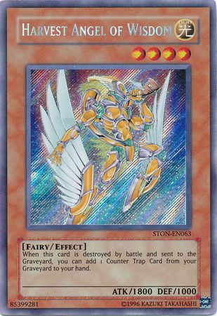 Harvest Angel of Wisdom - STON-EN063 - Secret Rare - Unlimited