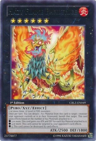 Hazy Flame Basiltrice - CBLZ-EN049 - Rare - 1st Edition