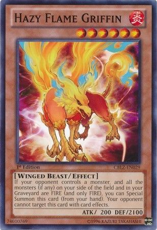 Hazy Flame Griffin - CBLZ-EN029 - Common - 1st Edition