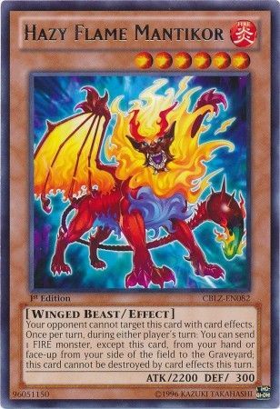 Hazy Flame Mantikor - CBLZ-EN082 - Rare - 1st Edition