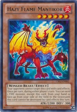 Hazy Flame Mantikor - CBLZ-EN082 - Rare - Unlimited