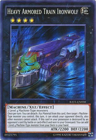 Heavy Armored Train Ironwolf - RATE-EN050 - Super Rare - Unlimited