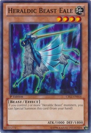 Heraldic Beast Eale - CBLZ-EN014 - Common - 1st Edition