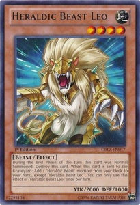 Heraldic Beast Leo - CBLZ-EN017 - Rare - 1st Edition