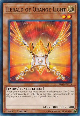 Herald of Orange Light - SR05-EN019 - Common - 1st Edition