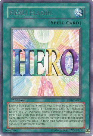 HERO Flash!! - EOJ-EN042 - Rare - 1st Edition