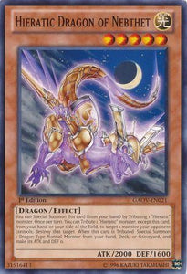 Hieratic Dragon of Nebthet - GAOV-EN021 - Common - 1st Edition