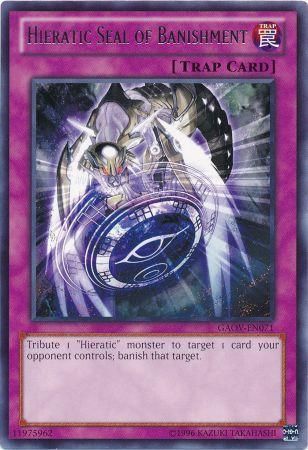 Hieratic Seal of Banishment - GAOV-EN071 - Rare- Unlimited