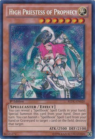 High Priestess of Prophecy - REDU-EN020 - Secret Rare - 1st Edition