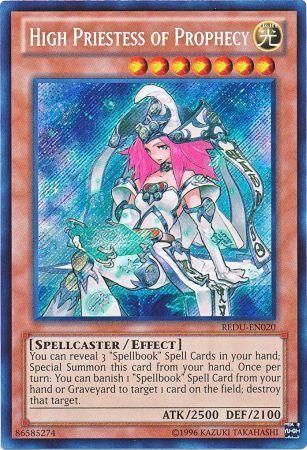 High Priestess of Prophecy - REDU-EN020 - Secret Rare - Unlimited