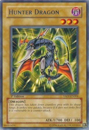 Hunter Dragon - TAEV-EN004 - Rare - 1st Edition