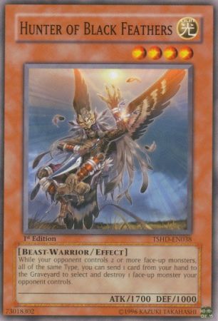 Hunter of Black Feathers - TSHD-EN038 - Common - 1st Edition