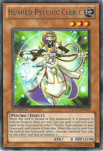 Hushed Psychic Cleric - EXVC-EN027 - Rare - 1st Edition