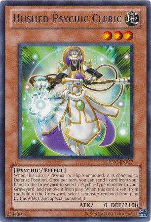 Hushed Psychic Cleric - EXVC-EN027 - Rare - Unlimited