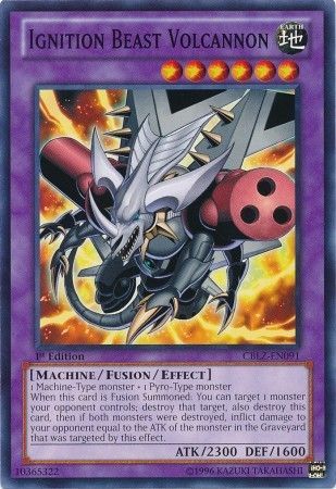 Ignition Beast Volcannon - CBLZ-EN091 - Common - 1st Edition