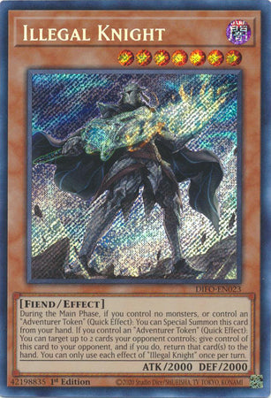 Illegal Knight - DIFO-EN023 - Secret Rare - 1st Edition