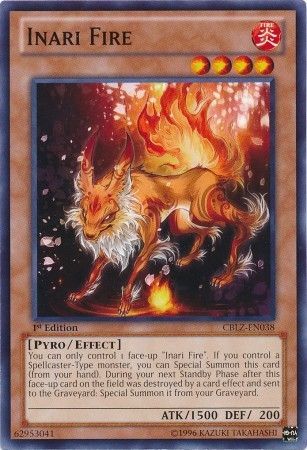 Inari Fire - CBLZ-EN038 - Common - 1st Edition