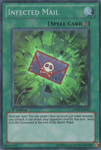 Infected Mail - GENF-EN051 - Super Rare - 1st Edition