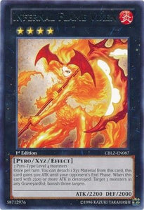 Infernal Flame Vixen - CBLZ-EN087 - Rare - 1st Edition