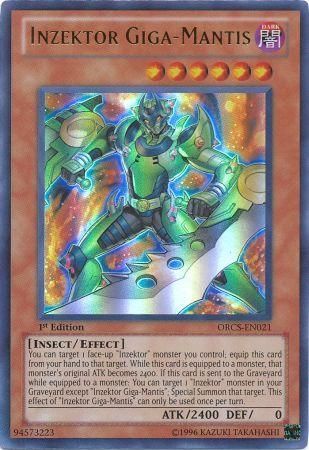 Inzektor Giga-Mantis - ORCS-EN021 - Ultra Rare - 1st Edition