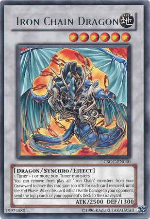 Iron Chain Dragon - CSOC-EN040 - Rare - Unlimited