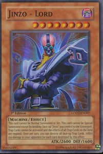 Jinzo - Lord - LODT-EN007 - Super Rare - 1st Edition